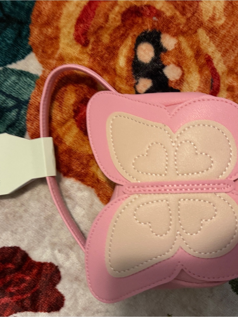Pink Butterfly Kids Bag